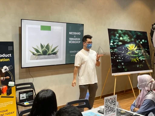 Eco-friendly corporate terrarium workshop in Malaysia