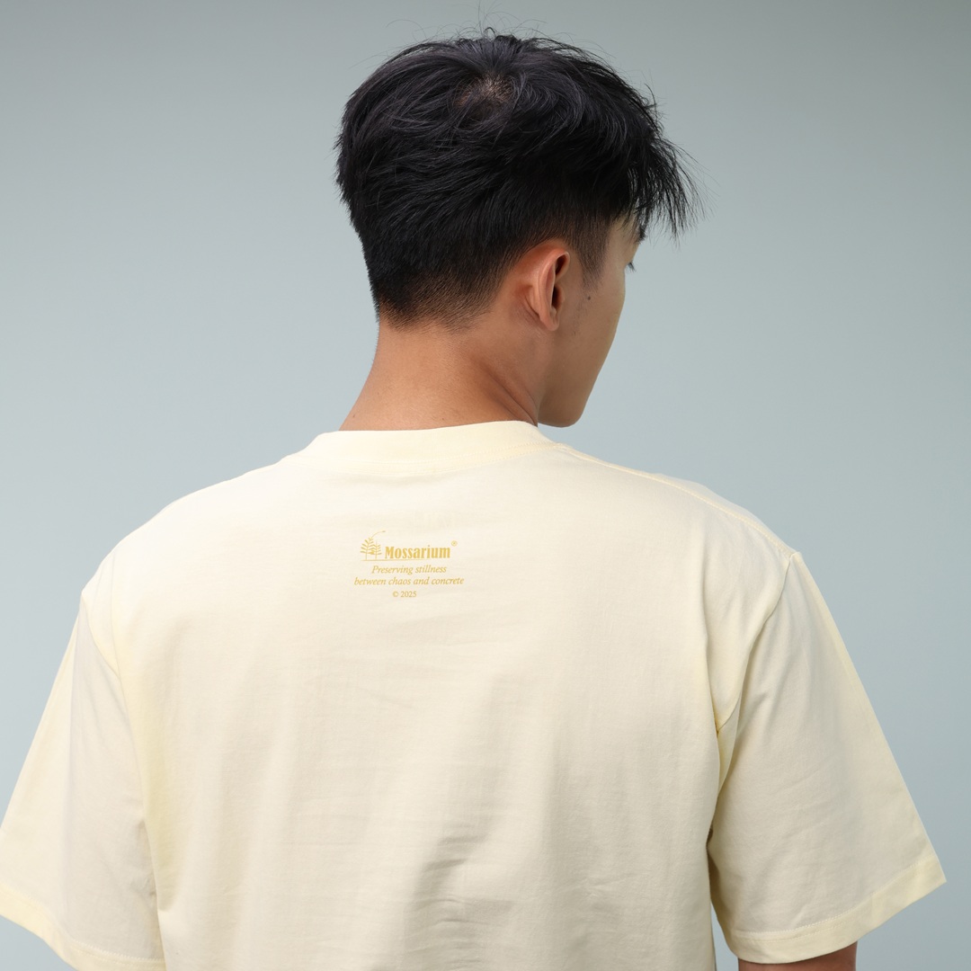 moss leaf tee cream (1) mossarium unisex tshirt