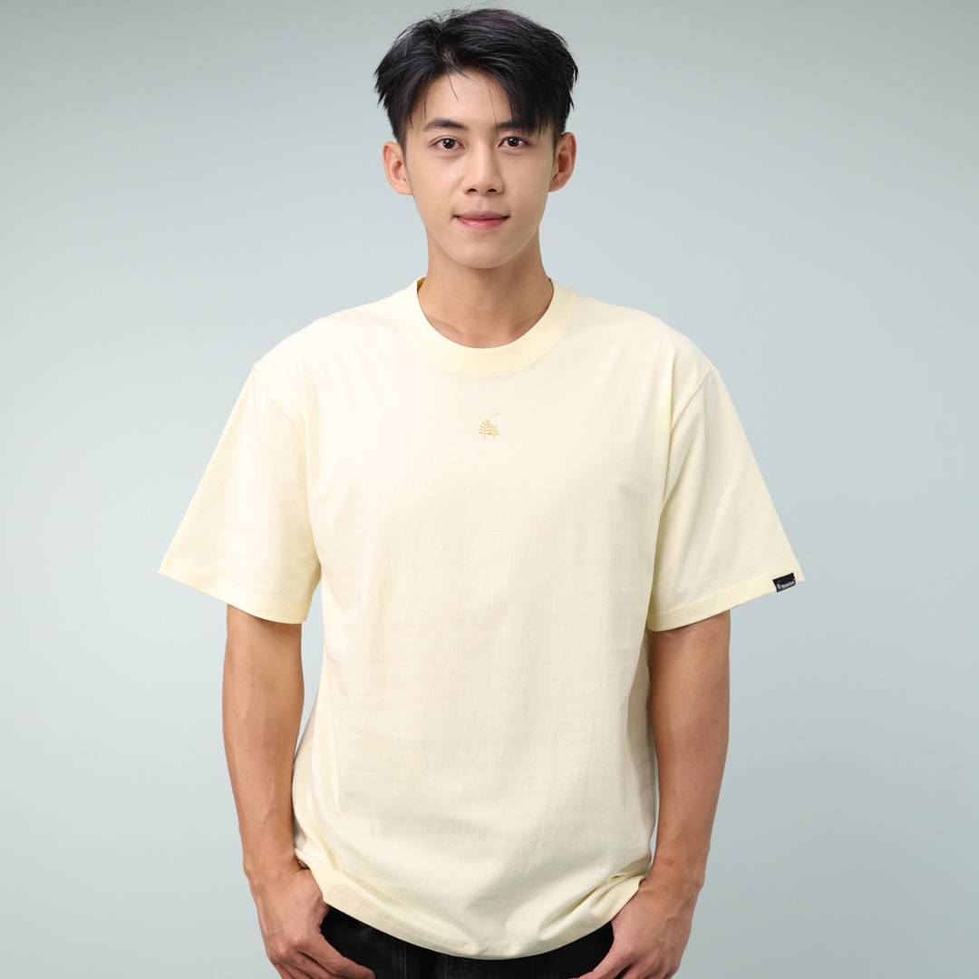 moss leaf tee cream (2) mossarium unisex tshirt