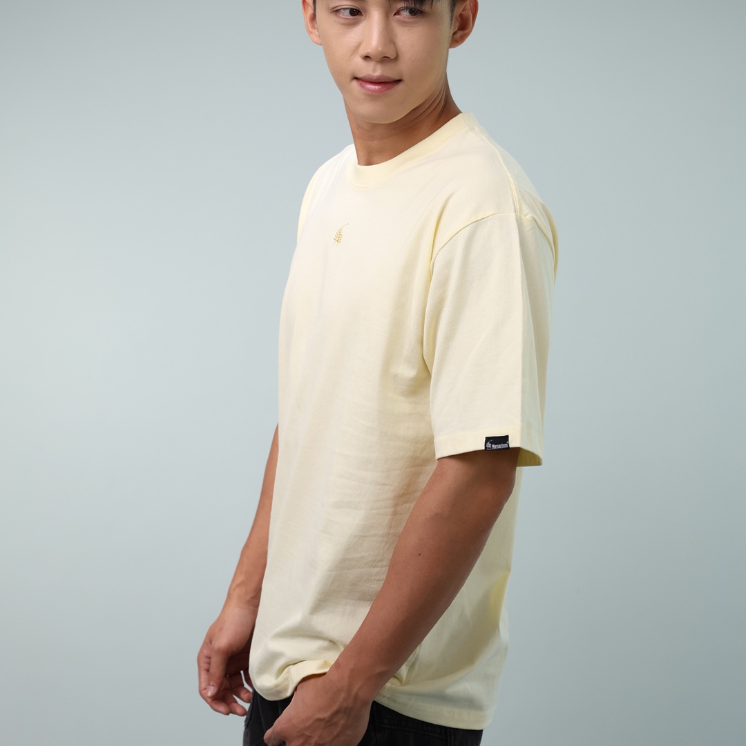 moss leaf tee cream (3) mossarium unisex tshirt