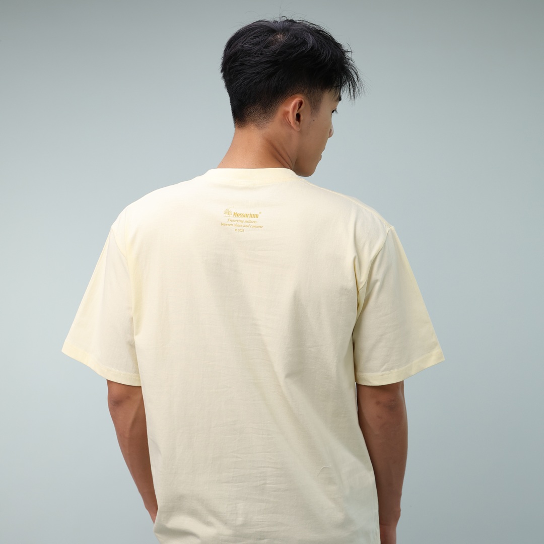 moss leaf tee cream (4) mossarium unisex tshirt