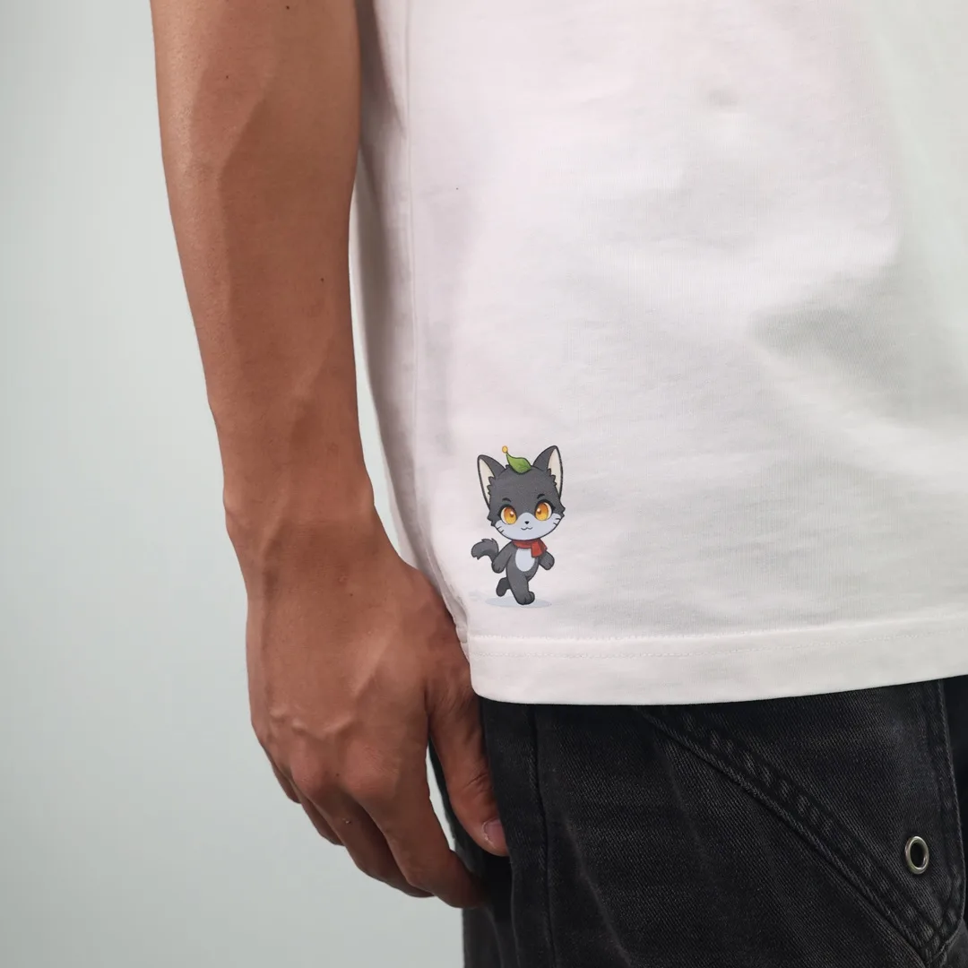 mossarium cafe tee white (6) mossarium unisex tshirt